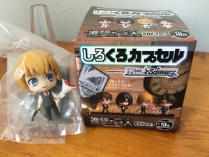 Attack on Titan Armin Arlert Black Suit Shirokuro Capsule Small Plastic Figure - Bild 1 von 10