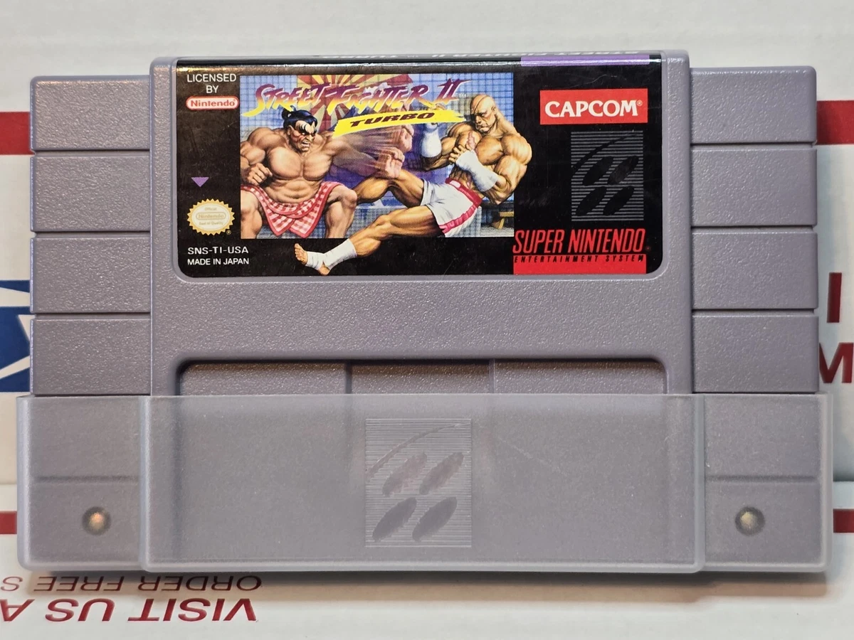 Street Fighter II 'Nintendo Nintendo SNES Video Games for sale | eBay