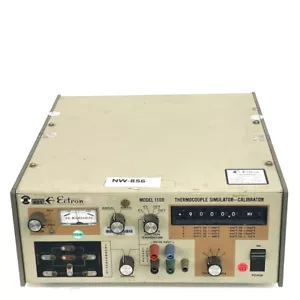 Ectron Model 1100 Thermocouple Simulator Calibrator with 4 TC Types - 1100CFM376 - Picture 1 of 12