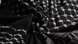 Invertido - Original Hirbawi Kufiya Keffiyeh - Hecho a mano en Palestina. - Imagen 1 de 8