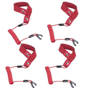 4PCS Stop Kill Safety Key Lanyard For Yamaha Jet Ski WaveRunner WaveVenture - Picture 1 of 7