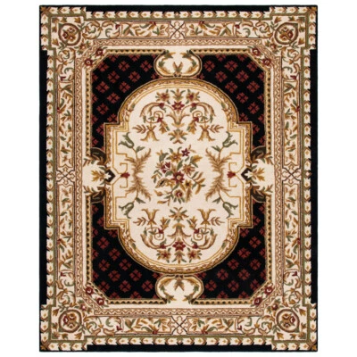 SAFAVIEH Classic Collection CL755B Handmade Black Rug - Image 1 of 4