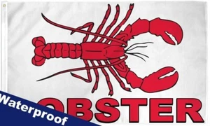"LOBSTER" premium waterproof flag 3x5 ft polyester banner sign seafood food - Picture 1 of 8