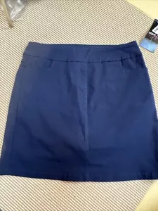 Slim-sation Golf NWT Navy Denim Skort Size 8 - Picture 1 of 6