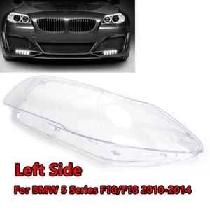 For BMW F10 F18 520 523 525 535 530 2010-2015 Headlight Cover Headlamp Lens Left - Picture 1 of 7