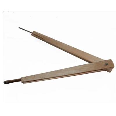 Ancien compas d'école en bois 42 cm *1 - Photo 1/4