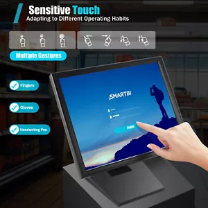 17" Touch Screen LED Monitor POS Multi Touch Screen Vandal Proof FOR Cashier - Picture 1 of 11