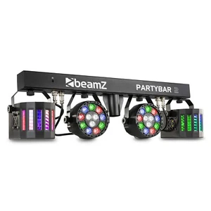 BeamZ "Partybar2" LED Lichtset mit Stativ & IR-FB Lichtanlage 2 Spots 2 Derbys! - Bild 1 von 11