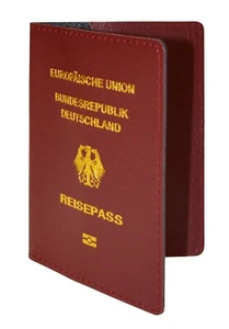 Reisepasshülle Deutschland Germany Pass Schutzhülle Kunststoff - Bild 1 von 15
