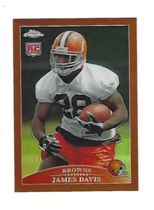 James Davis 2009 Topps Chrome Copper Refractor RC Karte, # TC-196            - Bild 1 von 2