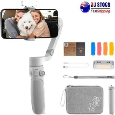 Zhiyun Smooth Q4 Combo Handheld 3-Axis Smartphone Gimbal Fill Light Vlog TikTok - Image 1 of 4