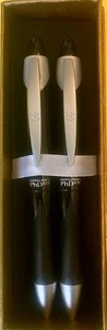 Paper Mate PhD ULTRA Pen Gloss Black and Silver (2) Very Rare, New,Boxed - Picture 1 of 5