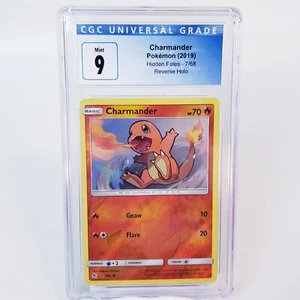 Pokémon TCG Charmander Hidden Fates 7/68 Reverse Holo CGC Mint 9 - Picture 1 of 2