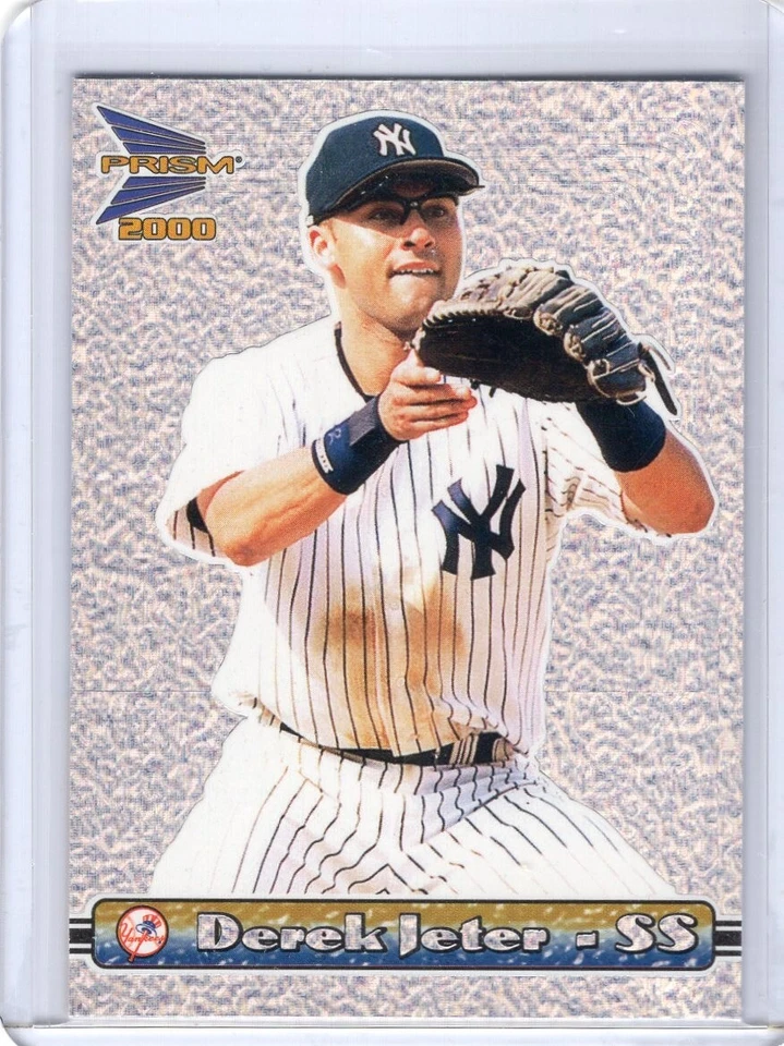 DEREK JETER 2000 Pacific Prism PUNTOS DE GUIJARROS - 1 DE 691 HECHO - YANKEES Foto 1 de 2