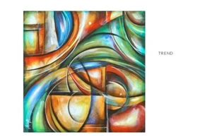 Art decorative home trend original Mix L ang abstract original design painting - Picture 1 of 7