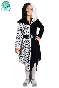 COSTUME CRUDELIA BAMBINA VESTITO HALLOWEEN/CARNEVALE - Foto 1 di 4
