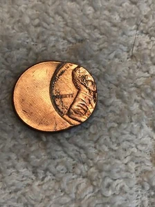 Lincoln 60% Off-Center Cent - Picture 1 of 4