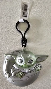 Schlüsselanhänger Disney 100 Platin Star Wars Grogu the Child Tasche Clip - Bild 1 von 5