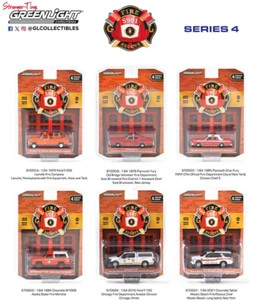 Greenlight 67050 1/64 Bomberos y Rescate Serie 4 - Juego de 6 Coches - Imagen 1 de 1