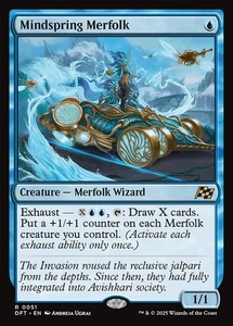 [MTG] Mindspring Merfolk (0051) (DFT) NM - Picture 1 of 1