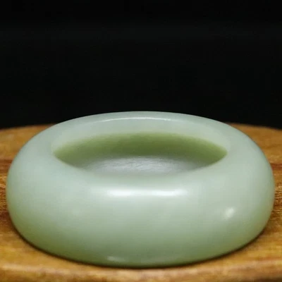 2-дюймовые сертифицированные щетки для мойки из натурального нефрита ручной работы маленькая статуэтка 92018 - Изображение 1 из 4