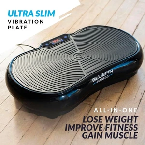 Bluefin Fitness Slim & Premium 3D Power Vibration Plate w/ Remote Control, Black - Picture 1 of 6