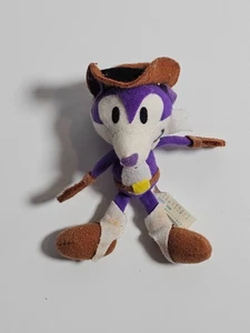 1996 Sonic the Fighters Sonic Fang The Sniper portachiavi peluche bambola riccio SEGA - Foto 1 di 12