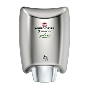 WORLD DRYER  SMARTdriHandDryer,Automatic,Silver 485D07 - Picture 1 of 1