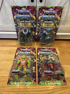 Tortugas de Grayskull Maestros del Universo Figura Colección NUEVO Lote Sellado x4 Foto 1 de 4
