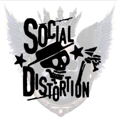 Social Distortion Premium Vinyl Decal, Punk Rock Sticker for Car, Laptop, Wall - Image 1 of 4