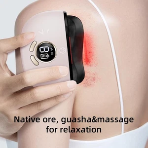 Naturstein Schaben Massage Platte Gesicht Hals Körper Schönheit Lifting Hautpflege Werkzeug - Bild 1 von 24