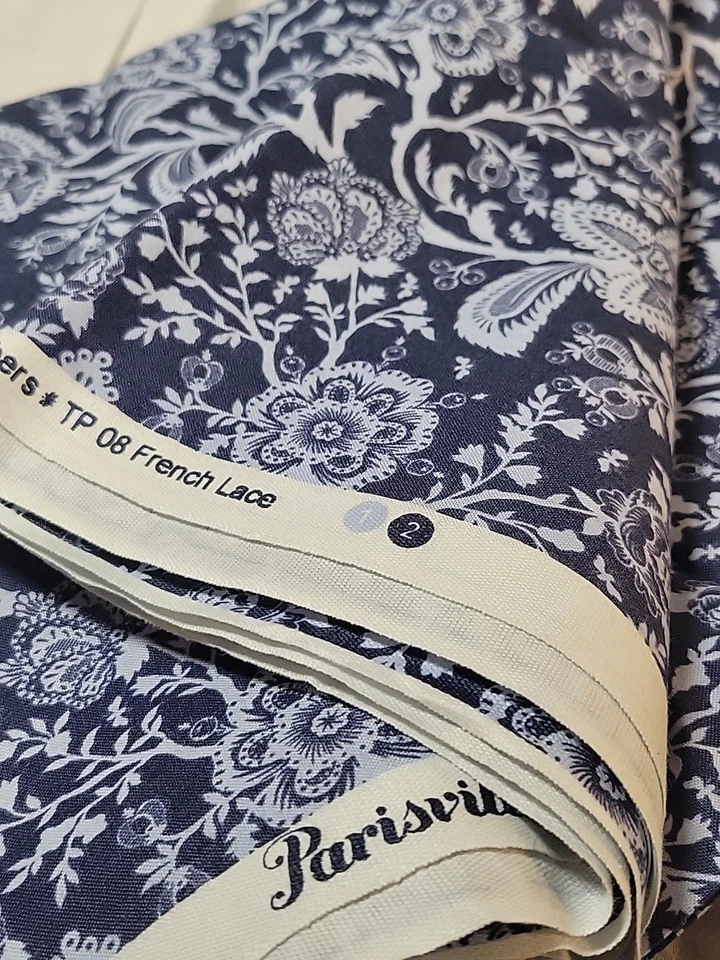 2 1/2 Yards Tula Pink Parisville French Lace Free Spirit TP08 (F8) - Image 1 of 4