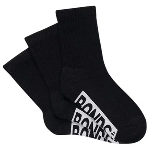 15 Pairs X Bonds Unisex Kids Cushioned Crew Socks Black - Picture 1 of 2