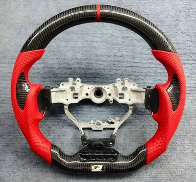 🔥HEATED LEXUS REAL CARBON FIBER STEERING WHEEL ISF IS200/250/300/350 2014-2024 - Image 1 of 4
