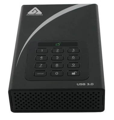 Apricorn Aegis Padlock Dt Adt-3pl256-8000 8 Tb 3.5" External Hard Drive - Usb - Image 1 of 2