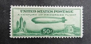 nystamps US Air Mail Stamp # C18 Mint OG H            O3x3528 - Picture 1 of 2