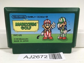 AJ2672 Mario Open Golf Nintendo Famicom NES Japan