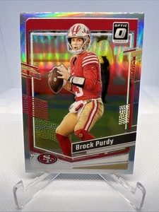 2023 Panini Donruss Optic Brock Purdy #168 Silver Holo Prizm 49ers - Bild 1 von 2