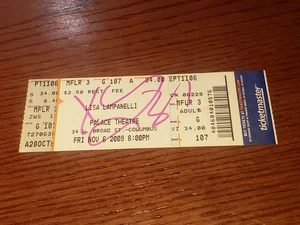 SIGNED Lisa Lampanelli 2009 Palace Theatre Concert Ticket - Picture 1 of 7