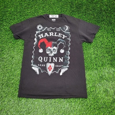 Harley-Quinn Shirt Womens Medium 18x26 Batman Sane Crazy - Image 1 of 4