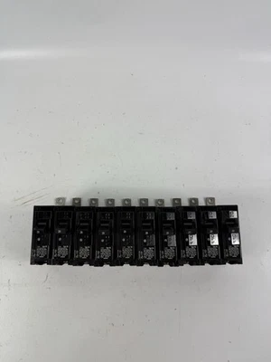 LOT OF 10 SIEMENS B120 CIRCUIT BREAKER 1 POLE 20 AMP, 120 VAC, BOLT ON BL120 20A - Image 1 of 4