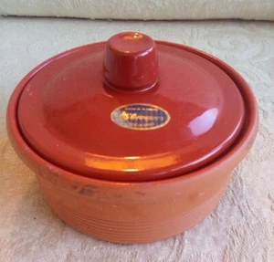 Graupera Terracota Rojo Tapa Ramekin Pequeño Plato para Hornear 4.5" Hecho en España - Imagen 1 de 6