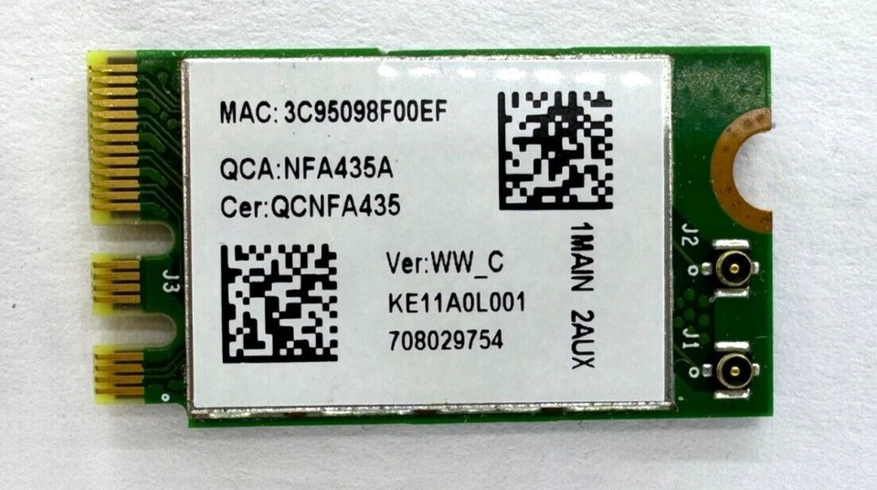 Scheda Wireless WIFI Bluetooth Acer Aspire 3 A315 A315-31 N17Q2 NFA435A QCNFA435 - Immagine 1 di 4
