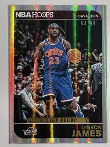 2014-15 Panini NBA Hoops Lebron James Holo Artist Proof 54/99 #117 Cavs Lakers - Picture 1 of 2