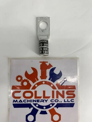 Burndy YA26L6BOX 518244 2/0 AWG CU 1-Hole Short Barrel Compression Lugs Qty. 1 - Image 1 of 4