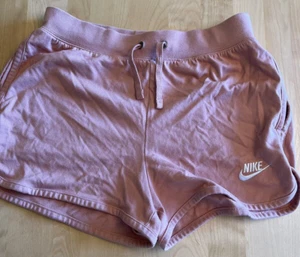 NIKE EMBROIDERED SWOOSH PEACH DRAWSTRING SHORTS SZ S - Picture 1 of 4