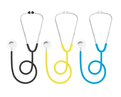 SC11 Single Head Stethoscope Doctor Hospital Use Cardiology estetoscopio 3 Color - Image 1 of 4