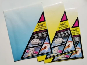 Lote de papel degradado Action Designer Line - azul amarillo pastel - 75 hojas 8,5x11" - Imagen 1 de 3