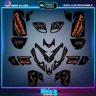 Polaris Predator 500 Grafik Full Decals Sticker Kit ATV - Bild 1 von 3
