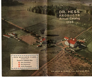 Dr. Hess Veterinary Livestock & Poultry Products 1928 Katalog Dr. Hess & Clark - Bild 1 von 6